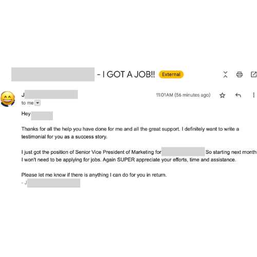 Client message — offer, raise, or inbox update