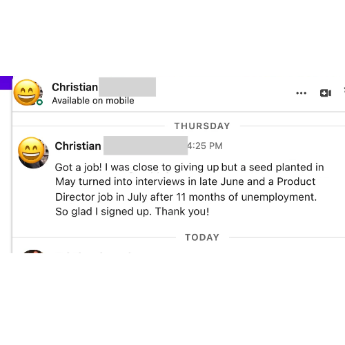Client message — offer, raise, or inbox update