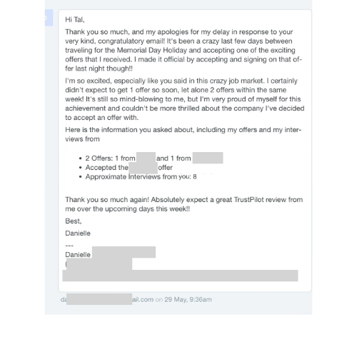Client message — offer, raise, or inbox update