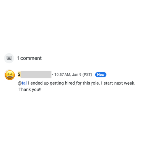 Client message — offer, raise, or inbox update